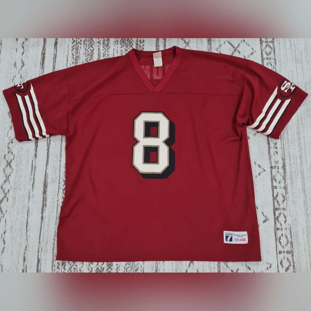 Vintage Men's Logo 7 Steve Young San Francisco 49ers Jersey Size XXL